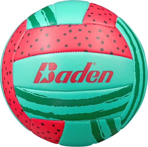Vista 10 de Baden Fun Design Official Size & Weight Indoor & Outdoor Volleyball Bright & Beachy! Soft Touch Synthetic Leather, Durable Stitching All Ages