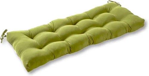 Vista 8 de Greendale Home Fashions Juego de 1 cojín para columpio/banco de 44 pulgadas, diseño Adobe Stripe