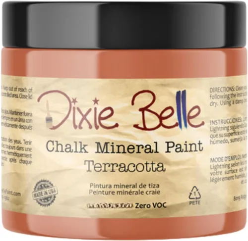 Vista 389 de Pintura para muebles con acabado de tiza Dixie Belle Paint Company - Amatista (4oz) - Pintura mineral de tiza chic púrpura profundo mate