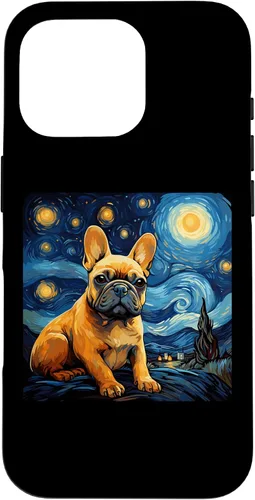 Vista 20 de Van Gogh Dog French Bulldog Case for iPhone 17