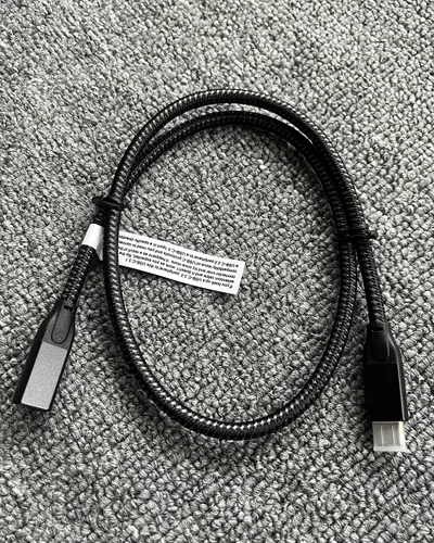 Vista 8 de Cable de extensión USB C, 2 pies / 2.0 ft USB 3.1 Gen 2 tipo C macho a hembra cable extensor compatible con PD 100W/10Gbps/4K @60Hz salida de video