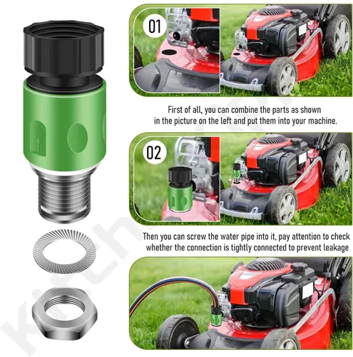 Vista 5 de 490-900-M061 Kit de lavado de cubierta compatible con CUB Cadet MTD XT1-LT42E Enduro Series tractores de jardín