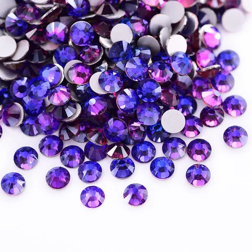 Vista 17 de Dowarm 1440 diamantes de imitación SS4 con parte trasera plana, diamantes de imitación de cristal con parte trasera plana de 0.059 in