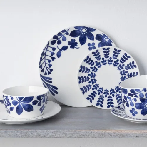 Vista 7 de Noritake Sandefjord - Juego de 4 piezas, servicio para 1