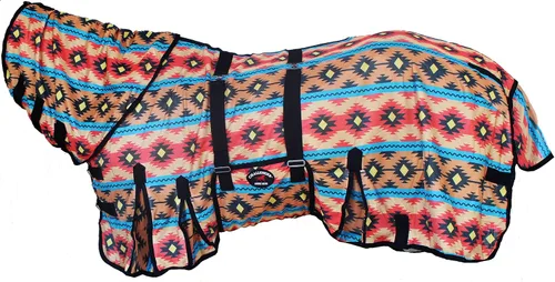 Vista 11 de Challenger Caballo Luz Verano Primavera Airflow Malla Mosca Hoja Desmontable Cuello Galaxy 73157