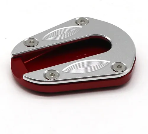 Vista 5 de SCUUBE Placa de soporte lateral de pie de motocicleta, placa ampliadora, soporte lateral CNC, almohadilla para Benelli TRK 502 TRK502 2017-2018
