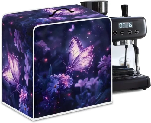 Vista 71 de Cubiertas antipolvo para máquina de café cruzado con bandera estadounidense, para mezclador, máquina de jugo, mantiene la cocina y la oficina