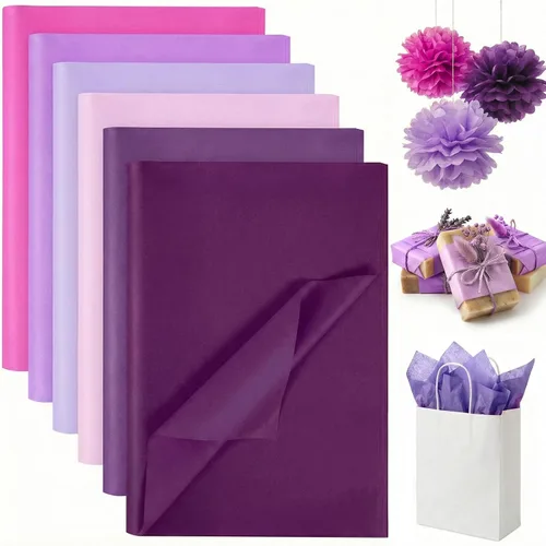 Vista 7 de Koogel 330 hojas de papel de seda, papel de seda multicolor de 14 x 10 pulgadas para bolsas de regalo, vacaciones, cumpleaños, manualidades