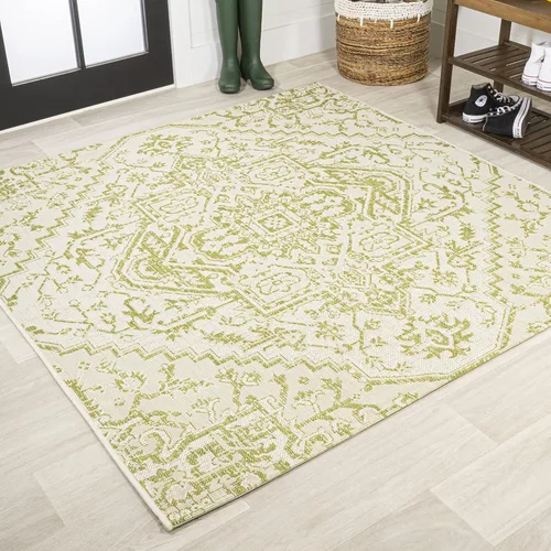 Vista 37 de JONATHAN Y SMB105D-28 - Alfombra de pasillo Boho para interiores y exteriores 2 x 8, color Negro/Gris, con textura de estrella, tejida