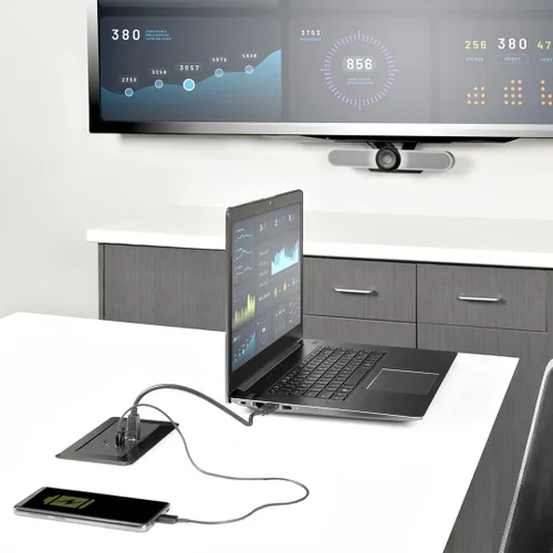 Vista 8 de StarTech Conference - Base universal para laptop, 4K HDMI, 60W PD, GbE, TAA