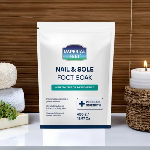 Vista 6 de Imperial Feet Epsom Salt Foot Soak (grado pedico): reparación de uñas de los pies, pie de atleta de hongos, suaviza callos, pies cansados