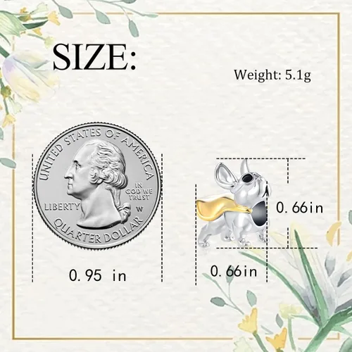 Vista 7 de QeenseKc Oso Koala - Dije de tortuga marina abeja mariposa búho gato de la suerte cuentas del mundo de animales para pulsera europea