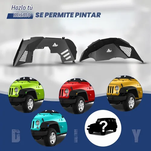 Vista 8 de Protectores de guardabarros interiores delanteros y traseros