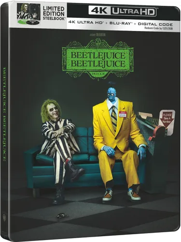 Vista 2 de Beetlejuice Beetlejuice - Limited Edition Steelbook (4K Ultra HD + Blu-ray + Digital)