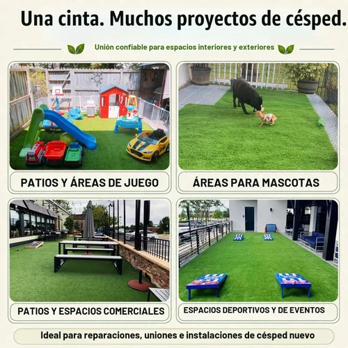 Vista 8 de Cinta autoadhesiva de unión de césped artificial de 6 pulgadas x 16