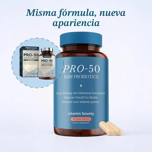 Vista 5 de Vitamina Bounty – Pro 50 Probiotico – 13 Probiotico cepas, 50 Billones de Organismos por Servir