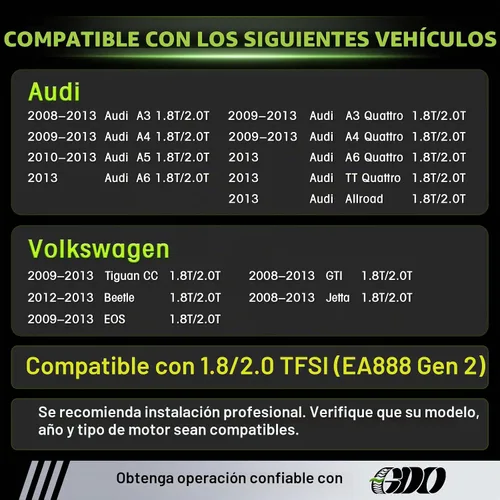 Vista 2 de Kit de cadena de distribución 1.8 06H109507N W/tensor para Audi A3 A4 A5 A6 Allroad, A3/A4/A6 Quattro, TT Quattro, VW Jetta Beetle Tiguan Eos