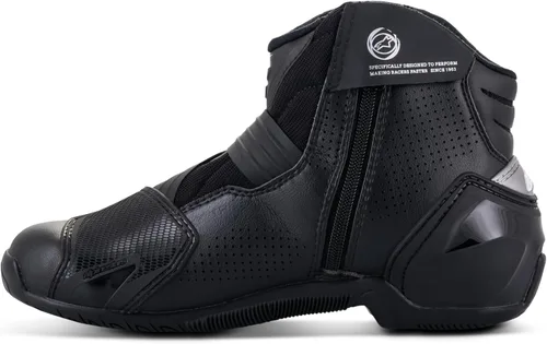 Vista 3 de Alpinestars SMX-1 R V2 - Botas de motocicleta ventiladas para hombre, botas de equitación cortas, con certificación CE Negro/Negro