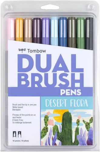 Vista 20 de Tombow Marcadores artísticos de doble pincel (paquete de 10, celebración)