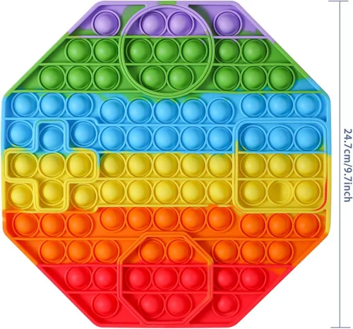 Vista 4 de Juguete antiestrés para presionar con su forma a juego, juguetes antiestrés para niños de 3-4-5-6-7-8-12, TDAH y necesidades especiales, incluye