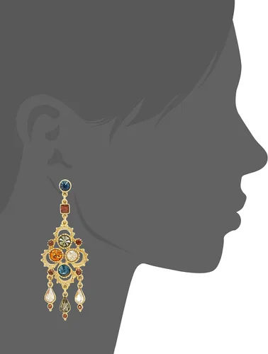 Vista 3 de Ben-Amun Arabian Nights Collection Swarovski Crystal Gold Plated New York Fashion Jewelry