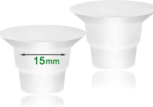 Vista 8 de Mompmuri - Cojín para extractor de leche - S Accesorio para extractor de leche, inserto de tamaño para escudos de brida Insertos elásticos