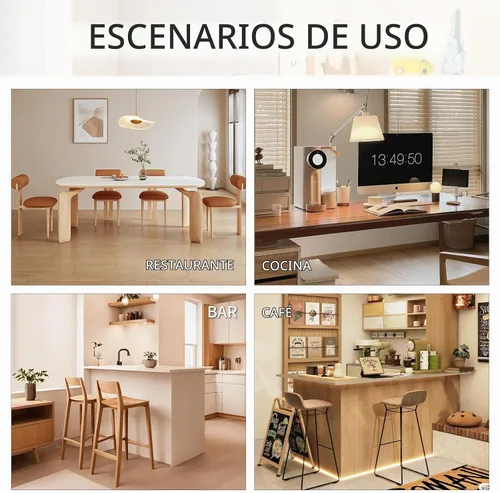 Vista 7 de Juego de 2 taburetes de bar giratorios modernos con respaldo tejido, taburetes de bar de terciopelo para isla de cocina, cafetería, pub, azul