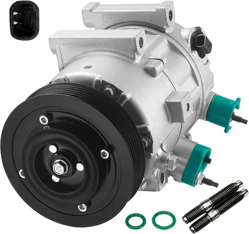 Vista 10 de BDFHYK 57197 Compresor de CA con embrague compatible con Hyundai Santa Fe 2003-2006 y XG350 2002-2005 3.5L, XG300 2001 3.0L, compatible con Kia