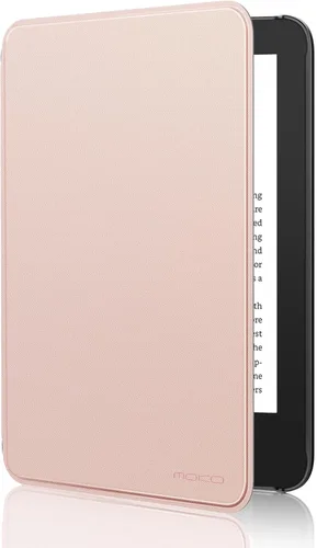 Vista 45 de MoKo Funda para Amazon Kindle Basic de 11ª generación 2024/2022 de 6", color negro mezclilla Cubierta ligera para Kindle Basic de 11ª