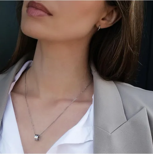 Vista 2 de Daniel Wellington Elan Collar Plata Acero Inoxidable (316L)