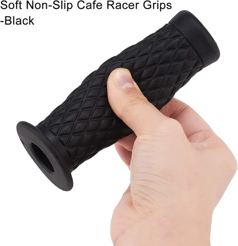 Vista 4 de Puños de manillar de motocicleta para manillares de 7/8" 22 mm/24 mm Tpu antideslizantes universales
