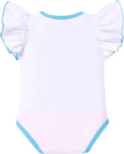Vista 4 de ODASDO Conjunto de banda para bebé y niña pequeña, estilo bohemio, arco iris, para tartas de cumpleaños