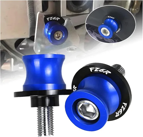 Vista 2 de Carretes de basculante de aluminio para motocicleta, tornillos deslizantes de soporte de 0.236 in para Yamaha FZ6R FZ 6R FZ-6R 2009 2010 2011 2012