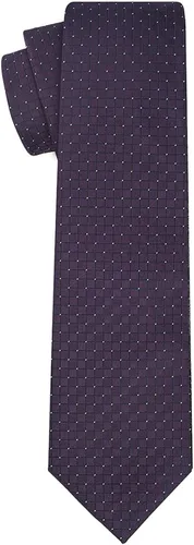 Vista 24 de KissTies Mens Checkered Tie Set Solid Color Festive Necktie + Pocket Square