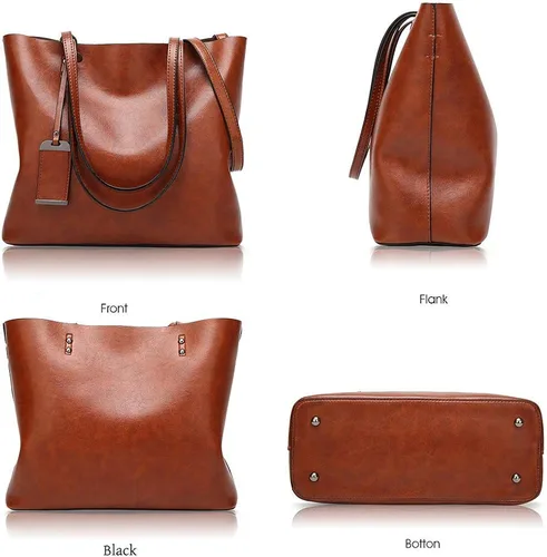 Vista 6 de Alarion - Bolso bandolera con asa superior para mujer, bolso de mensajero