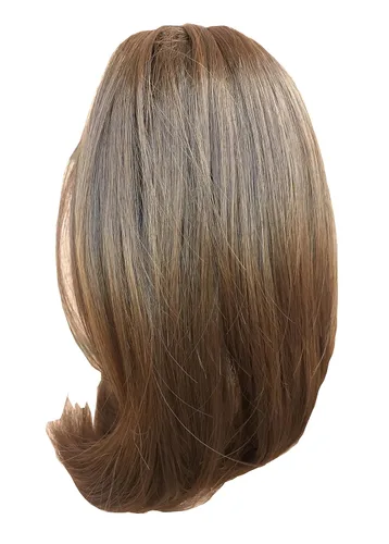 Vista 4 de S-ssoy 1003 - Extensión de pelo sintético para mujer, 10 pulgadas, con pinza de garra corta y recta