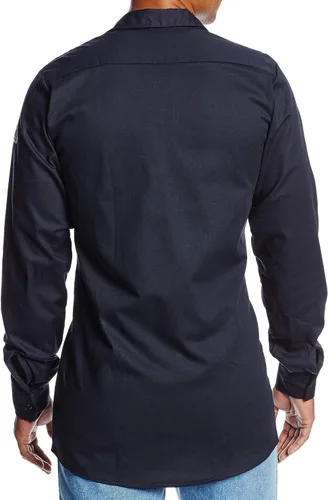 Vista 2 de Bulwark FR Mens Flame Resistant 7 Oz Cotton Work Shirt with Sleeve Vent