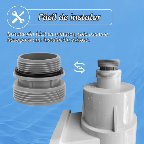 Vista 5 de Kit de adaptadores de conversión de manguera compatible con Intex Coleman