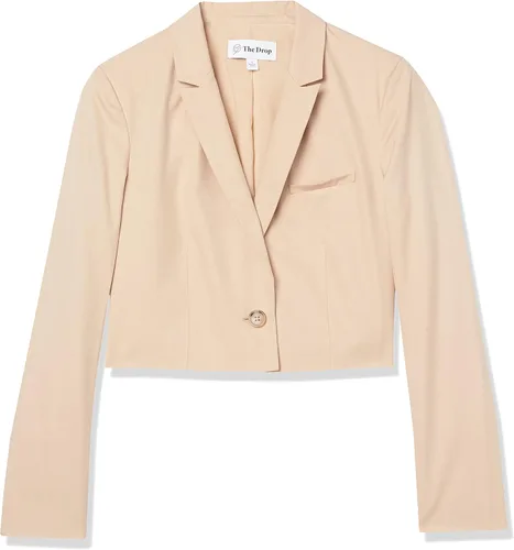 Vista 6 de The Drop Karina Blazer Corto Cuadrado para Mujer