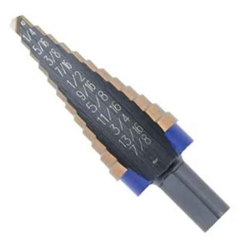 Vista 17 de Broca escalonada UniBit, de Irwin Tools, de 3/16 a 1/2 pulgada