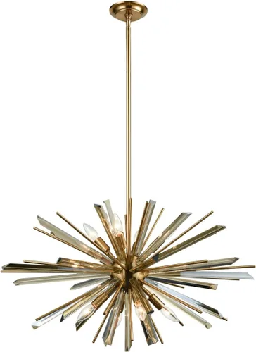 Vista 4 de Avenue Lighting HF8201-AB Palisades Ave. Colección Candelabro