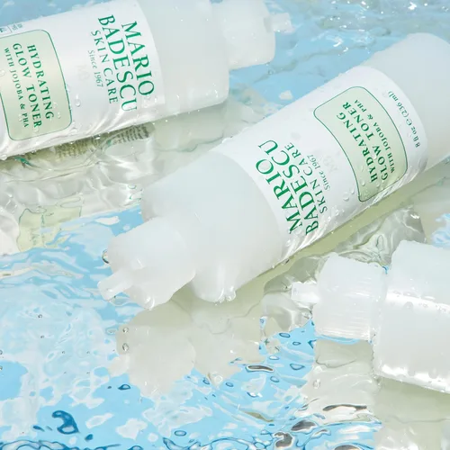 Vista 5 de Mario Badescu Tónico hidratante brillante con jojoba y PHA - Ilumina, rejuvenece y nutre para una piel luminosa - Fórmula de tóner facial y suero