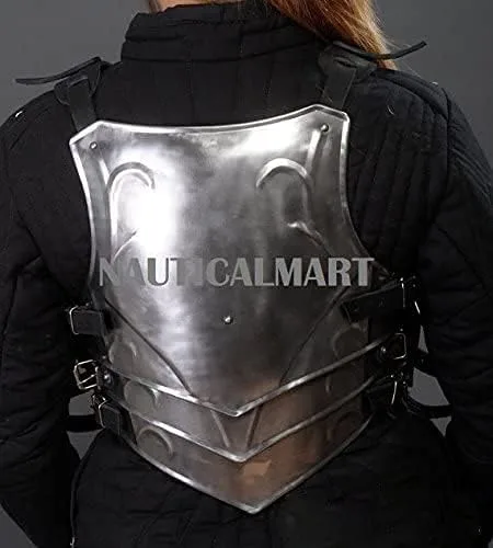 Vista 2 de NauticalMart LARP Medieval Steel Armor Full Cuirass (Breastplate and Back Plate)