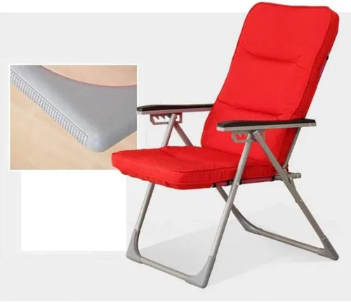Vista 4 de Silla reclinable ergonómica de oficina simple para el hogar, sofá perezoso, silla de dormitorio, silla de computadora, silla plegable, silla