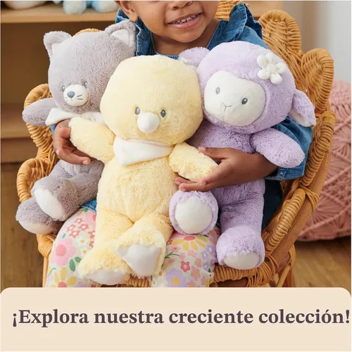 Vista 9 de GUND Baby Peluche de Conejo Sostenible, Animal de Peluche Hecho de Materiales Reciclados, Regalo para Bebés y Recién Nacidos, Rosa/Crema, 13