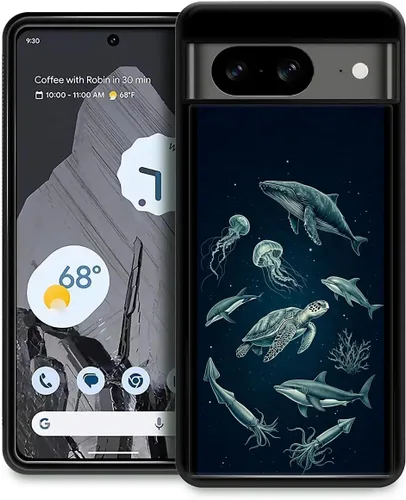 Vista 72 de CARLOCA Funda compatible con Google Pixel 4A 5G, diseño gráfico de moda, a prueba de golpes, antiarañazos, protección contra caídas, para Google