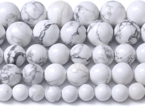 Vista 29 de 4mm 90 piezas Cuentas de piedra natural de turquesa africana para hacer joyería Cuentas sueltas de gemas redondas para pulseras, collares, aretes