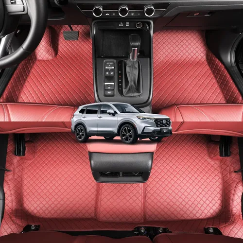 Vista 13 de EKR Alfombras personalizadas para Honda CRV 2012-2016, alfombrilla de lujo para el suelo del automóvil de la fila delantera y segunda fila