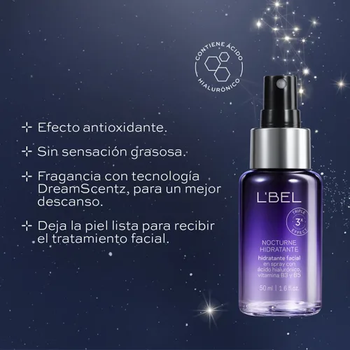 Vista 4 de L'BEL - Nocturne Hidratante Facial Renovación Nocturna