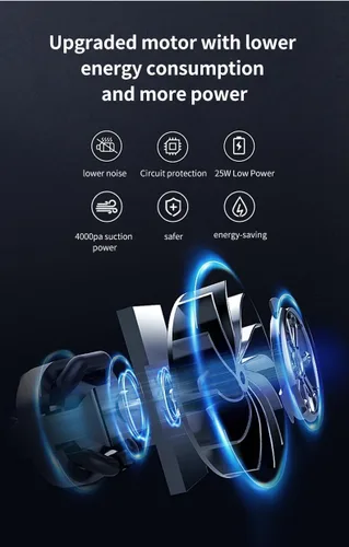 Vista 3 de Bomba de aire portátil eléctrica compacta con carga USB-C y luz LED integrada, perfecta para bomba de colchón de aire, bomba de aire para inflables